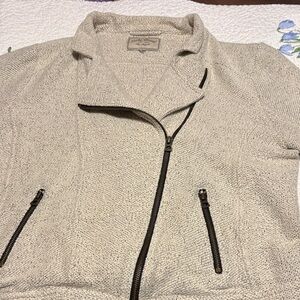 Lucky Brand Beige Knit Jacket